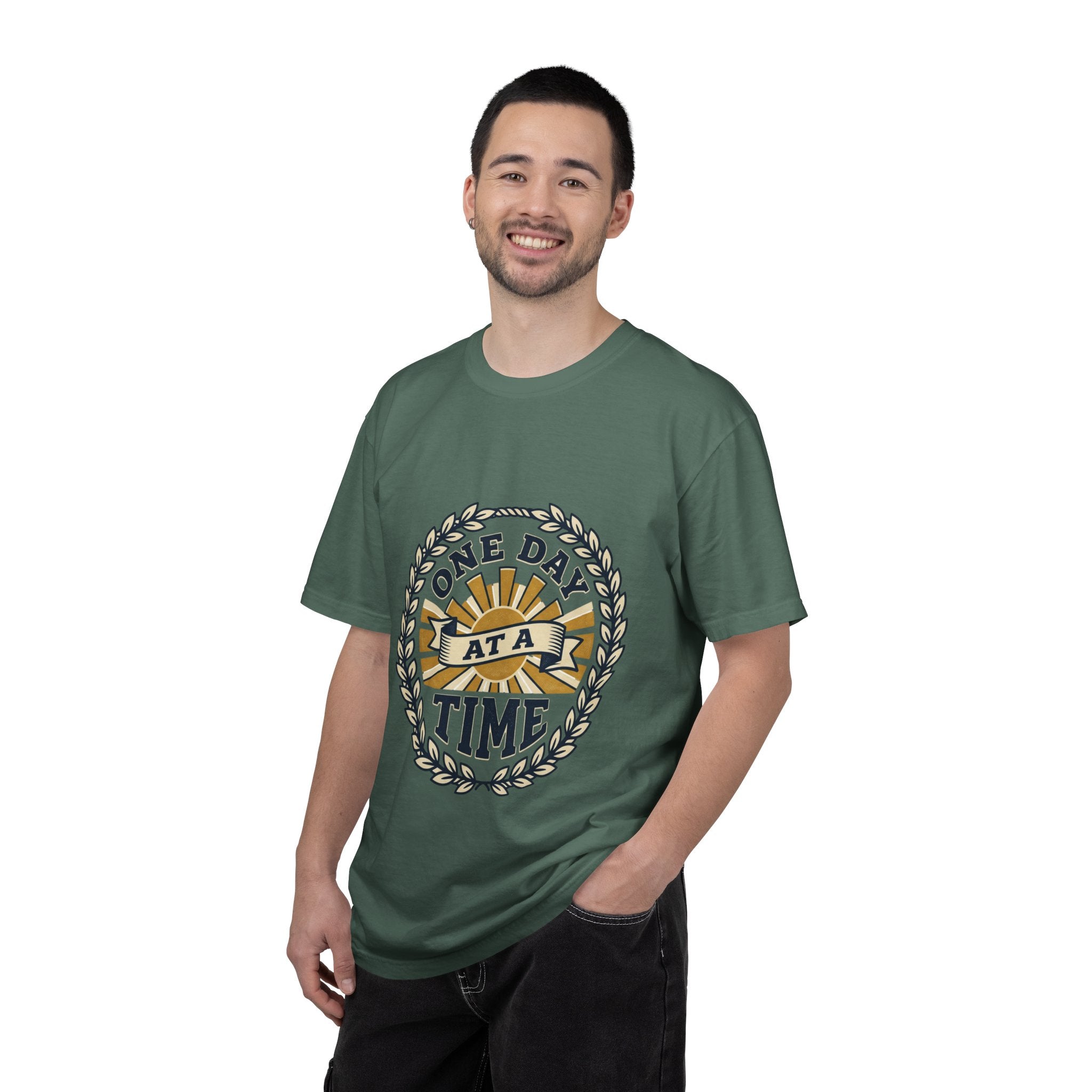 One Day at a Time T-Shirt — Inspirational Casual Tee