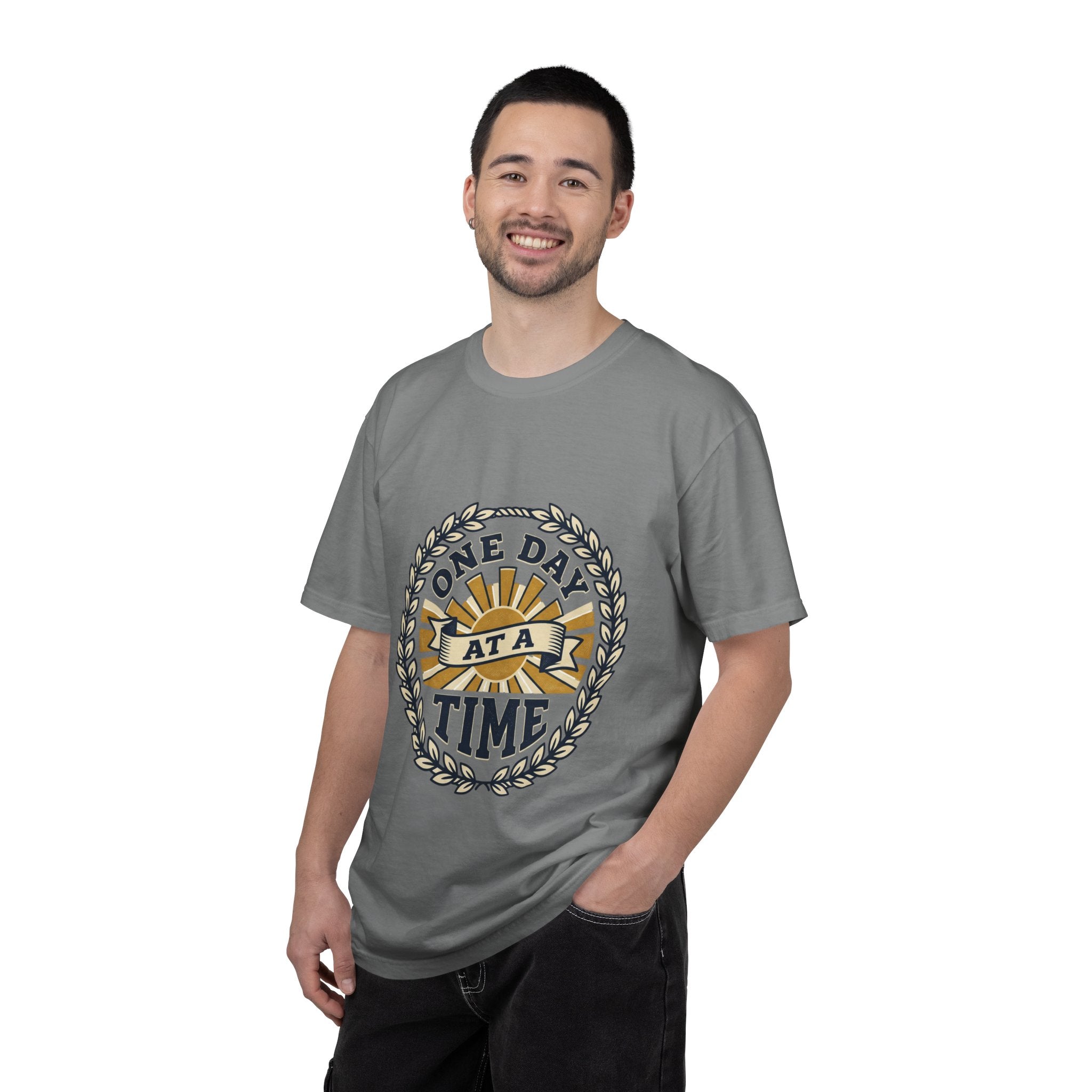 One Day at a Time T-Shirt — Inspirational Casual Tee