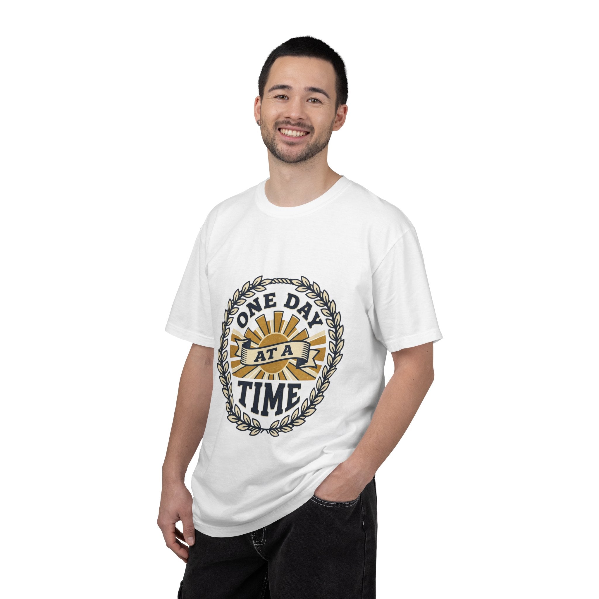 One Day at a Time T-Shirt — Inspirational Casual Tee